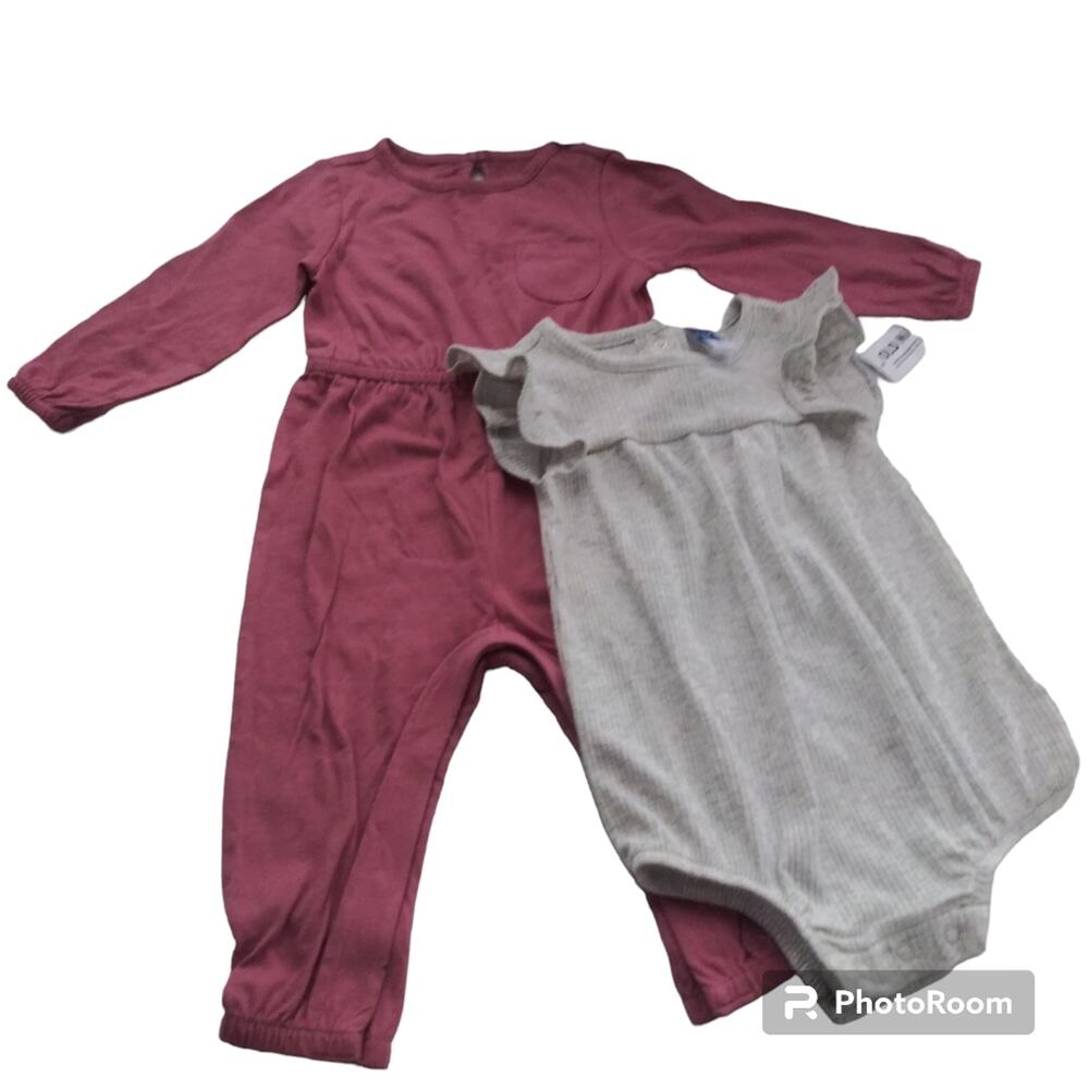 Old Navy Girls 6-12 Month 2 Piece Bundle New with tags